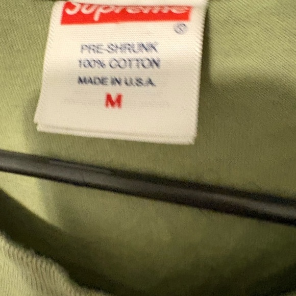 Supreme Sage Green Cotton Tee